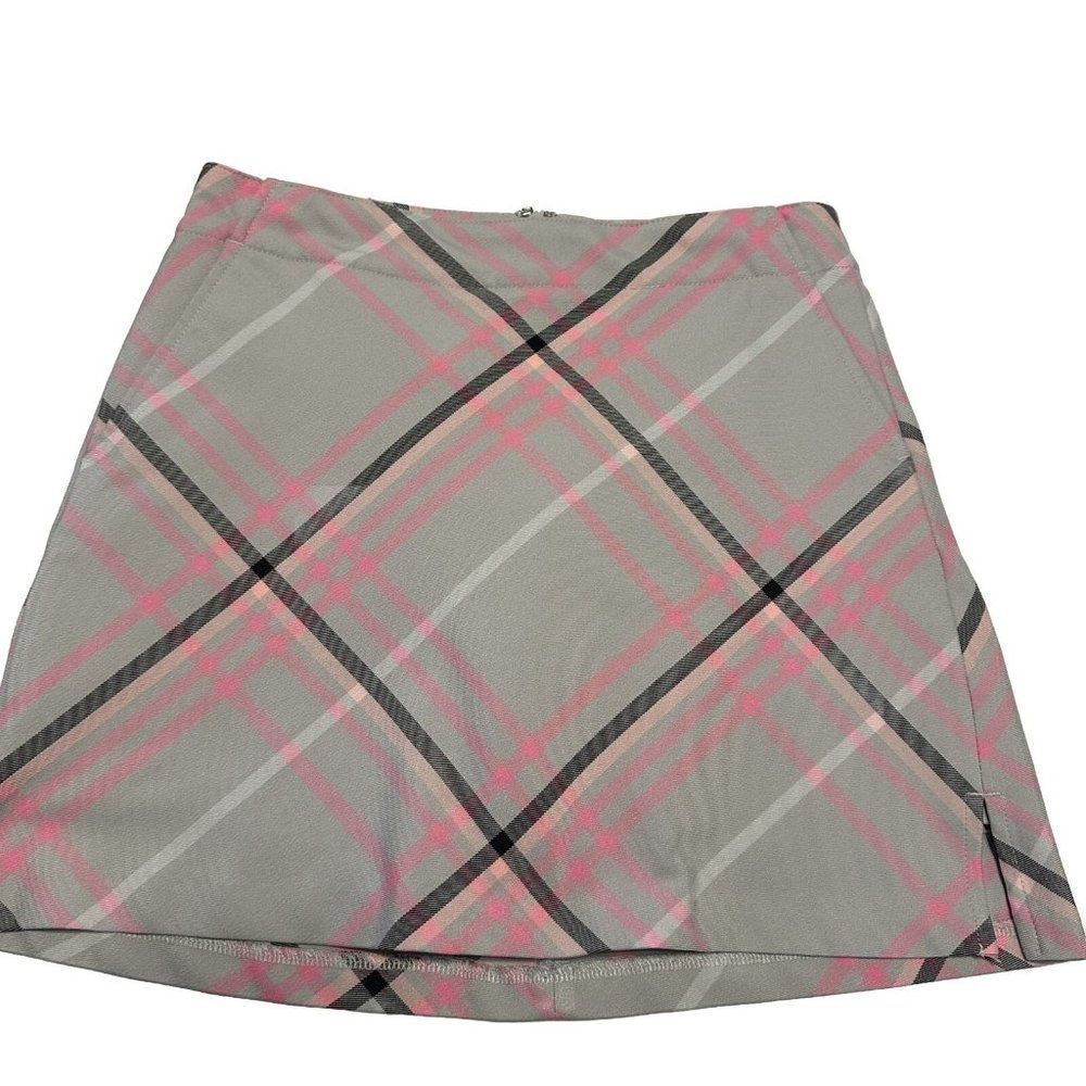 Lady Hagen Ladies Sz 2 Tennis Golf Pickleball skort Stretch Zipper